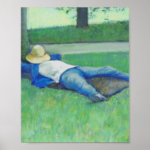 Die Siesta (von Gustave Caillebotte) Poster