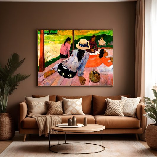 Die Siesta von Paul Gauguin Poster