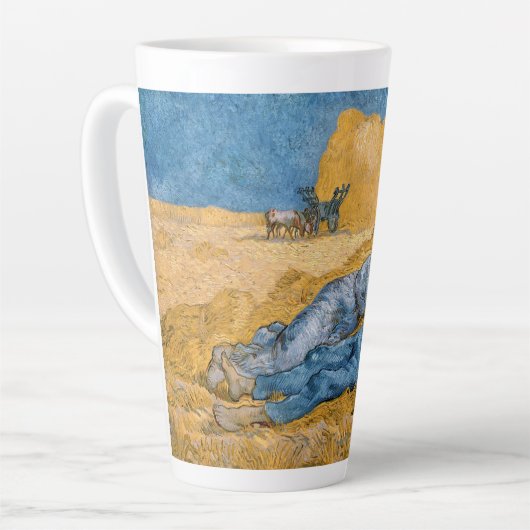 Die Siesta von Van Gogh Milchtasse (Linke Ecke)