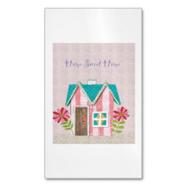 Die Signature Whimsy (Pink & Türkis) Magnetische Visitenkarte