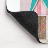 Die Signature Whimsy (Rosa & Türkis) Mousepad (Ecke)