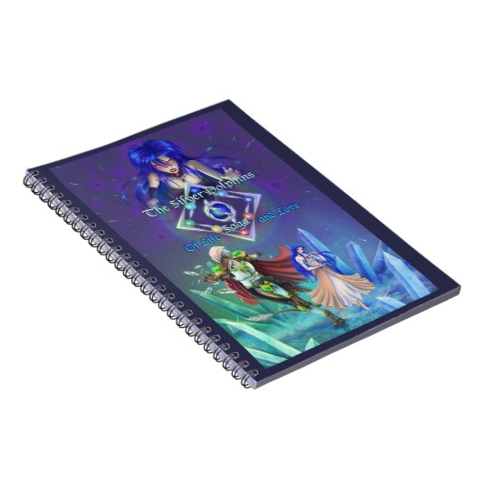 Die SilberDolphinen Saga Notizblock (Rechte Seite)