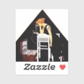 Die Silberkiste von C Coles Phillips Aufkleber (Blatt)