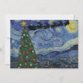 Die Silent Night Flat Weihnachtskarte Feiertagskarte (Vorderseite)