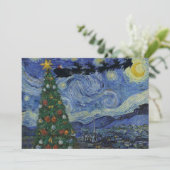 Die Silent Night Flat Weihnachtskarte Feiertagskarte (Stehend Vorderseite)