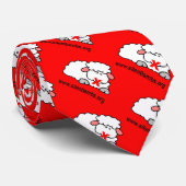 Die silentlambs rote "Power-Krawatte"! Krawatte (Gerollt)