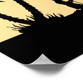 Die Silhouette der Nativität klingt nach Männern a Poster (Ecke)