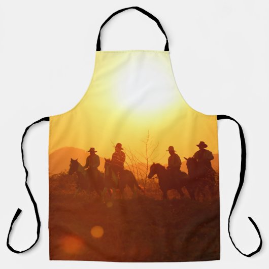 Die Silhouette des Fahrers als Kostüm w Schürze (Vorderseite)