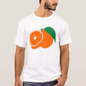 Die Silhouette einer Orange T-Shirt (Vorderseite)