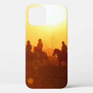 Die Silhouette eines Reiters in Cowboy-Outfit-Kost Case-Mate iPhone Hülle