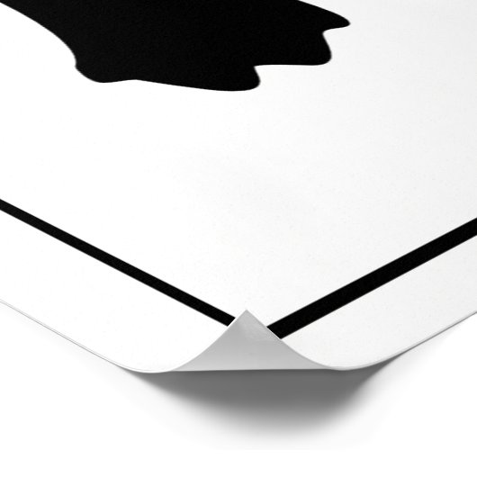 Die Silhouette "Family Two Bird" wird von den Freu Poster (Ecke)