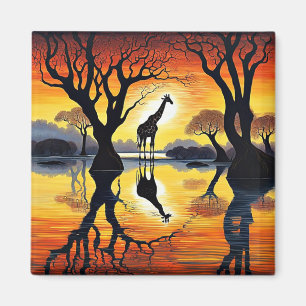Die Silhouette Magnet