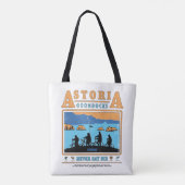 Die Silhouetten der Goonies über Astoria Goondocks Tasche (Rückseite)