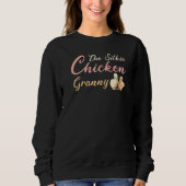 Die Silkie Chicken Granny Sweatshirt (Vorderseite)