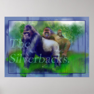 Die Silver Backs Poster