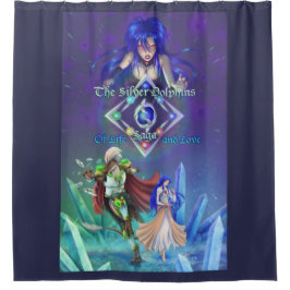 Die Silver Dolphine Saga: Von Leben und Liebe Duschvorhang