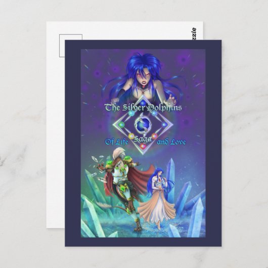 Die Silver Dolphine Saga: Von Leben und Liebe Postkarte (Vorne/Hinten)