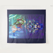 Die Silver Dolphine Saga: Von Leben und Liebe Wandteppich (Vorderseite (Horizontal))