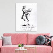 Die Simpling Macaroni Leinwanddruck (Insitu (Wohnzimmer))