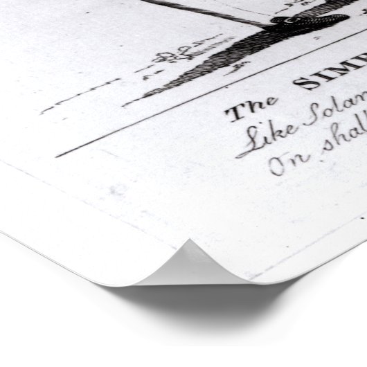 Die Simpling Macaroni Poster (Ecke)