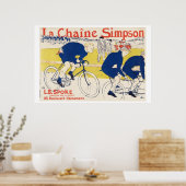 Die Simpson-Kette 1896 Henri de Toulouse-Lautrec Poster (Küche)
