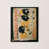 "Die Simpson-Kette", Paris (Farbelitho) Puzzle (Vertikal)