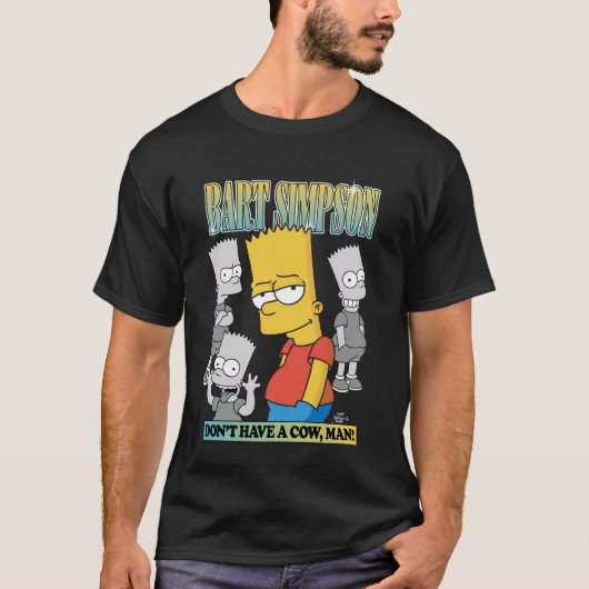 Die Simpsons Bart Simpson Stimmungen T-Shirt (Vorderseite)