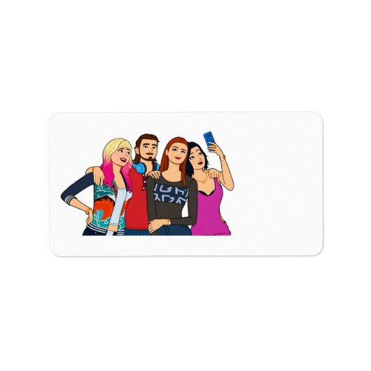 Die Sims 4 Adressaufkleber (Vorne)