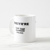 Die sind lustig Mug Kaffeetasse (Vorderseite Links)