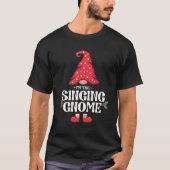 Die Singgruppe Gnome Funny Family Matching T-Shirt (Vorderseite)