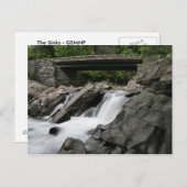 Die Sinken Postkarte (Vorne/Hinten)