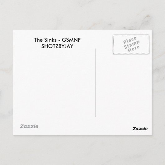 Die Sinken Postkarte (Rückseite)