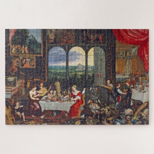 Die Sinne von Hören, Touch und Geschmack Puzzle (Horizontal)