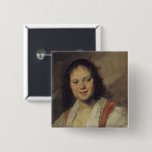 Die Sinti und Roma-Frau, c.1628-30 Button (Vorne & Hinten)