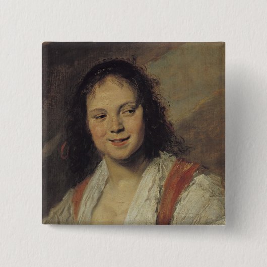 Die Sinti und Roma-Frau, c.1628-30 Button (Vorderseite)