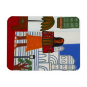 Die Sinti und Roma Girl vor Sacre Coeur 2006 Magnet (Horizontal)