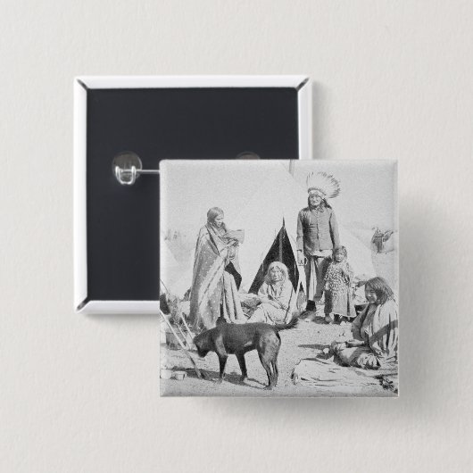 Die Sioux-Reservierung an der Kiefer Ridge, South Button (Vorne & Hinten)