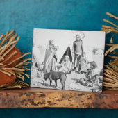 Die Sioux Reservierung bei Pine Ridge, South Dakot Fotoplatte (Seite)