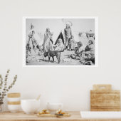 Die Sioux Reservierung bei Pine Ridge, South Dakot Poster (Küche)