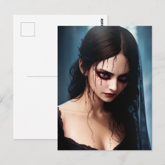 Die Siren der Schatten Postkarte (Vorne/Hinten)