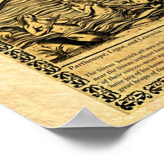 DIE SIRENE POSTER (Ecke)