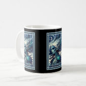 Die SIRENE-Tarot-Karte Kaffeetasse (Vorderseite Links)
