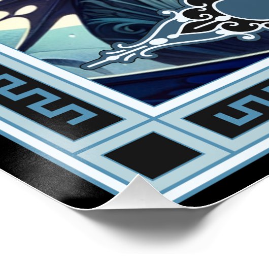 Die SIRENE-Tarot-Karte Poster (Ecke)