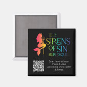 Die Sirenen des Sin Rainbow Magnet - mit QR (Vorderseite/Rückseite)