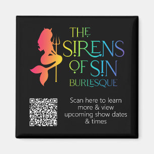 Die Sirenen des Sin Rainbow Magnet - mit QR