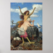 Die Sirens von Arnold Böcklin Poster (Vorne)