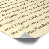 Die Situation der Saison erklärt Poster (Ecke)