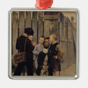 Die Sitzung, 1884 Silbernes Ornament