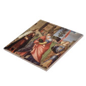 Die Sitzung am Golden Gate mit Heiligen, 1515 ( Fliese (Seite)