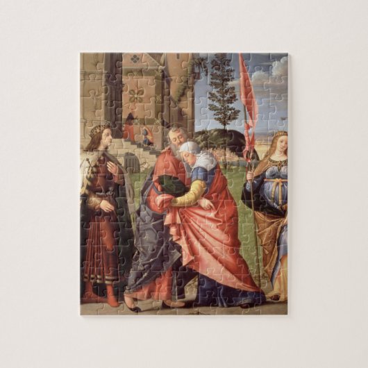 Die Sitzung am Golden Gate mit Heiligen, 1515 ( Puzzle (Vertikal)